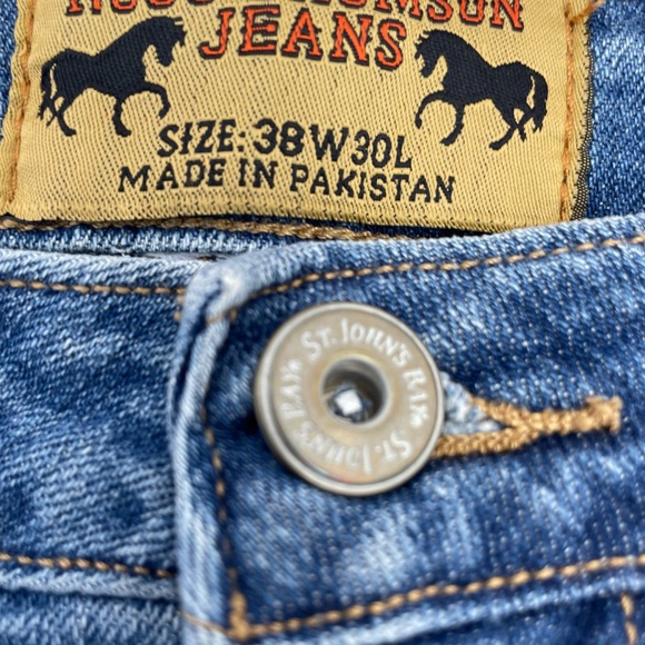 Ross Thomson Denim Jeans Blue Straight Stone Wash Western NWT Men's 38 W x 26* - Picture 12 of 13